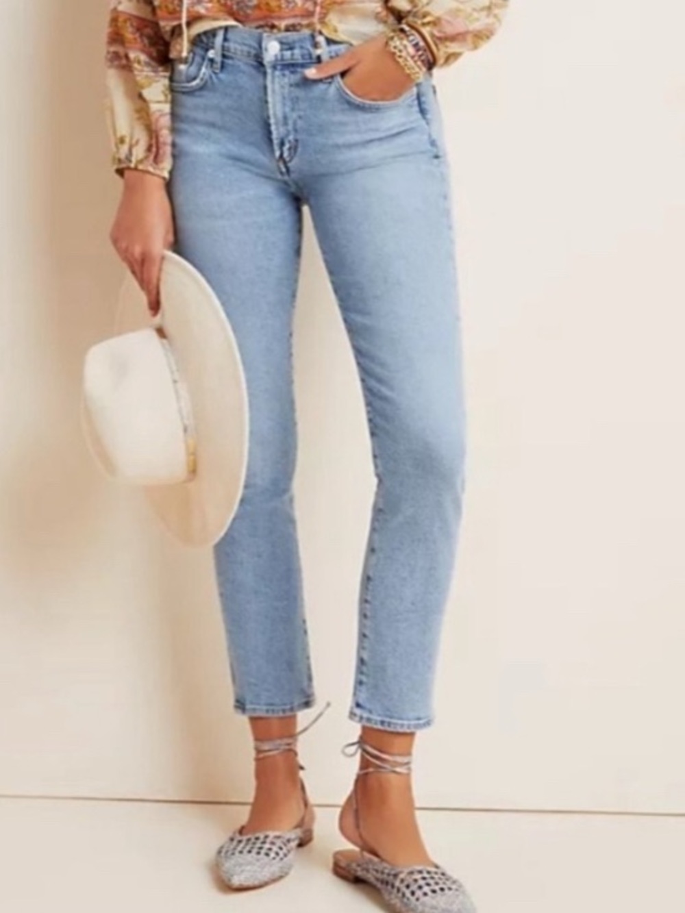 AGOLDE Toni Straight Jeans in Precipice